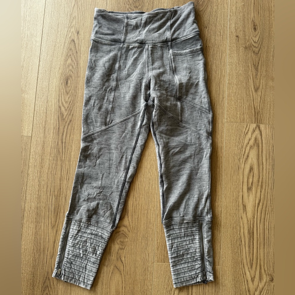 Free people FP movement get on it zipper ankle moto leggings small